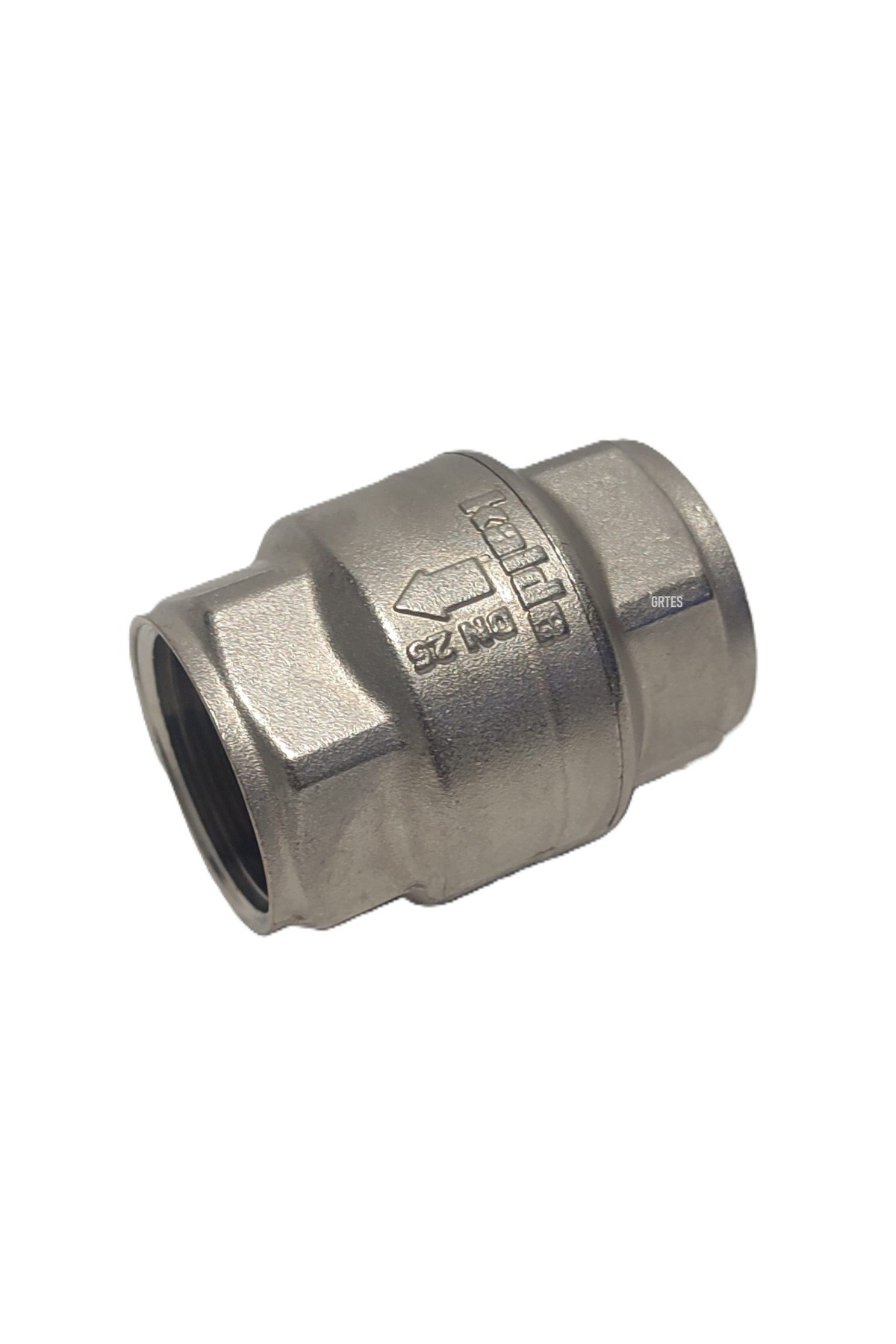 1" Dn25 Sarı/Krom Dik Çekvalf - Vertical Check Valve