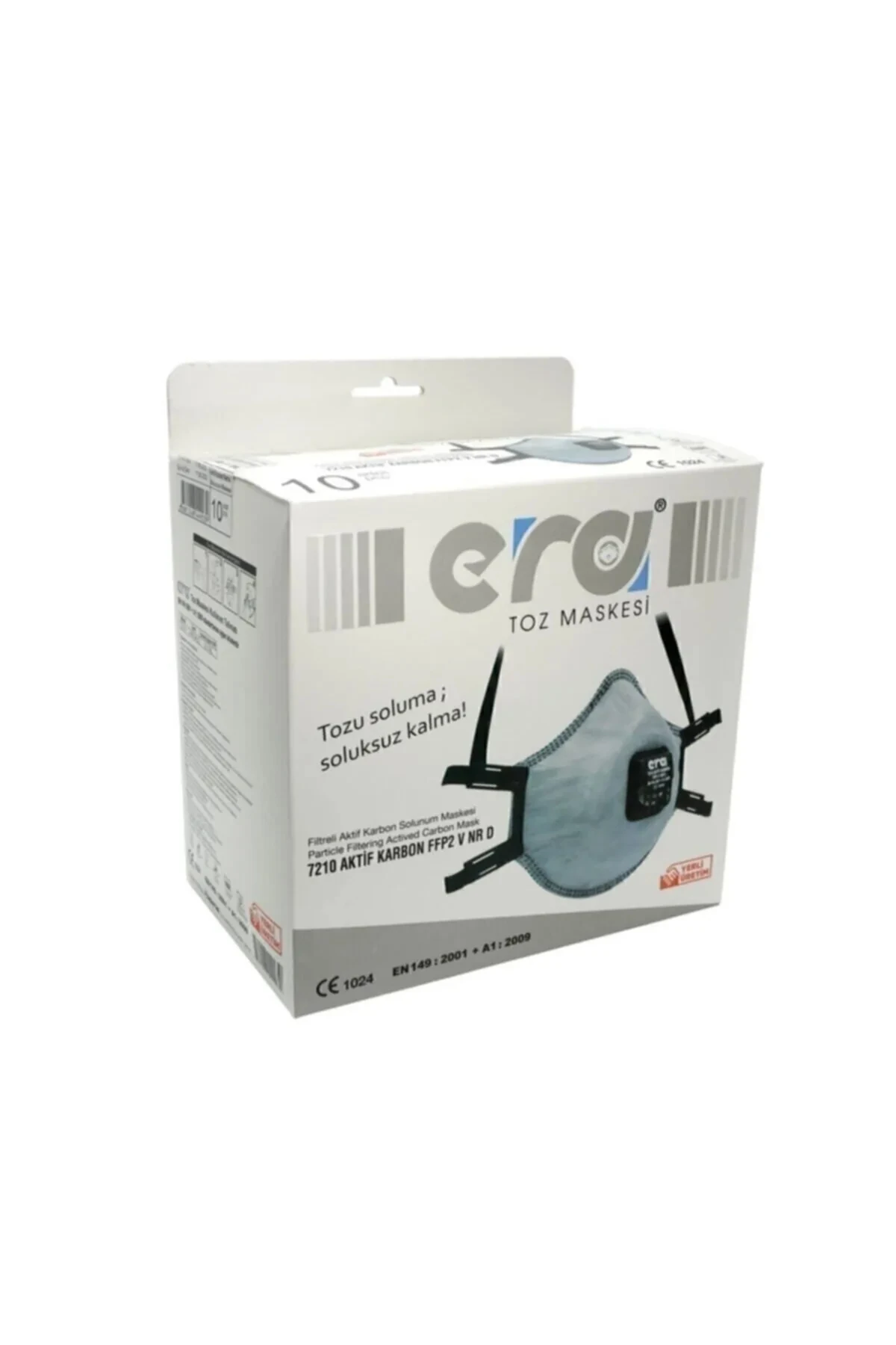 Era Toz Maskesi 7210 Aktif Karbon Ventilli Ffp2 V Nrd 10 Lu Paket