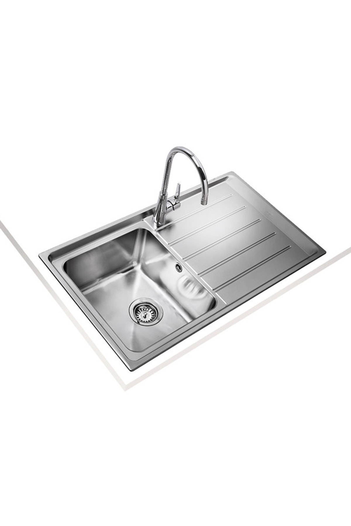 Vitae 45 B Sol Damlalık Paslanmaz Çelik Eviye 40108701