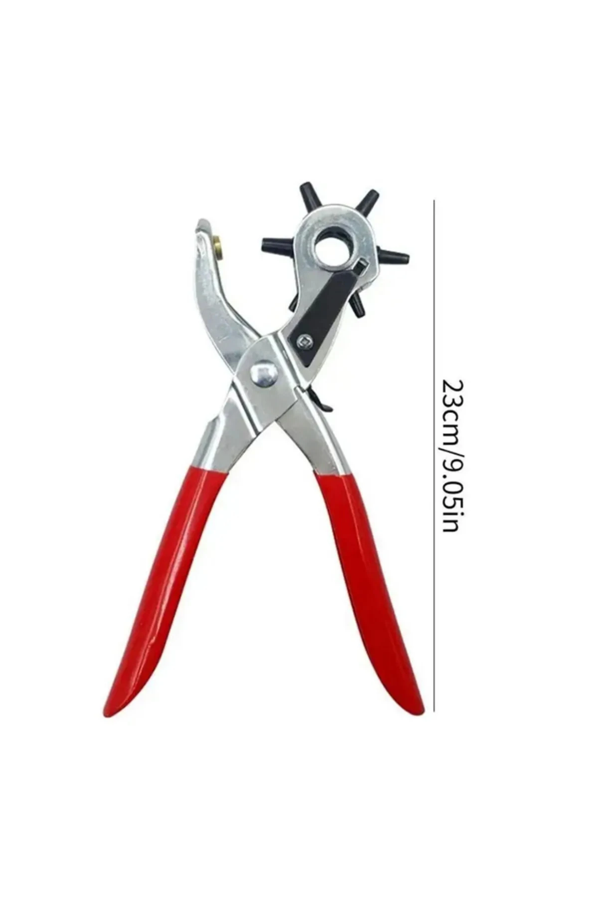 Kemer Delme Makinası Pratik 6 Başlıklı Kemer Delme Aleti Metal Kemer Delme Aparatı