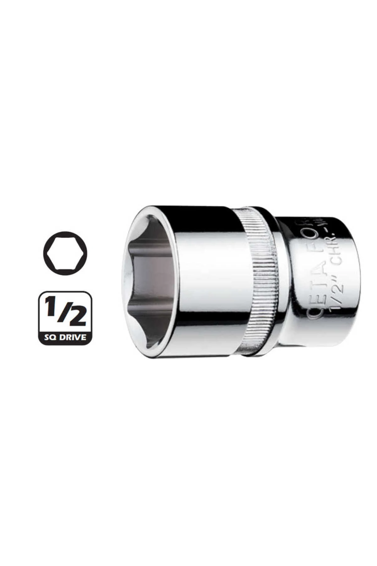 Form 1/2" 6 Köşe Lokma Anahtar 16mm - C22-h16