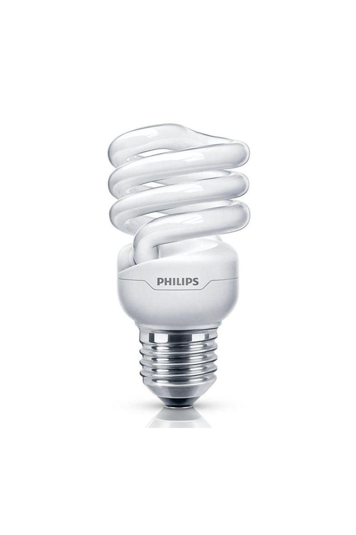 12W=58W Mini Spiral-Kıvrık Tasarruf Ampul-E27 Duylu Beyaz Işık-6500K/705 LUmen