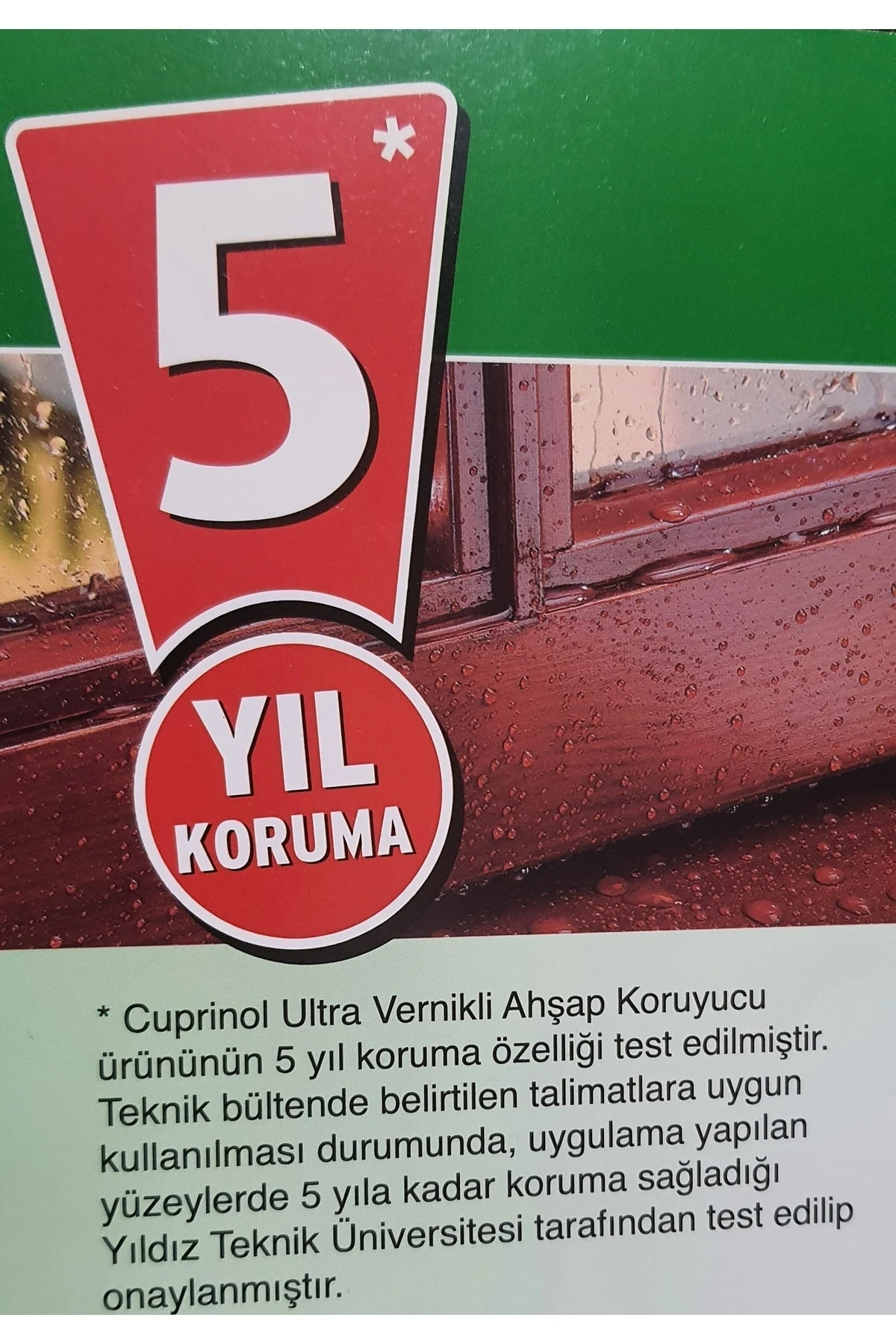 Cuprinol Wood Art Ultra Vernikli Ahşap Koruyucu Şeffaf - Koyu Maun