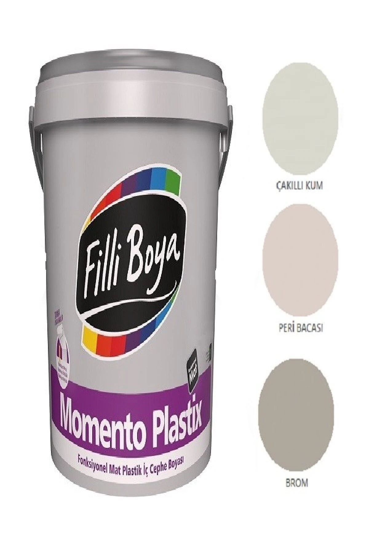 Filli Momento Plastix Fonksiyonel Mat Plastik Iç Cephe Boyası 2.5lt (çakıllı Kum)