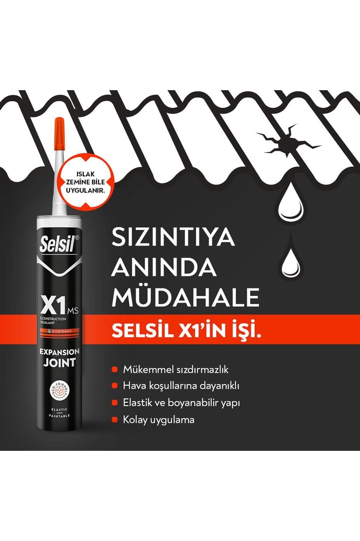 X1 Montaj Yapıştırıcısı Ms Siyah 290 ml