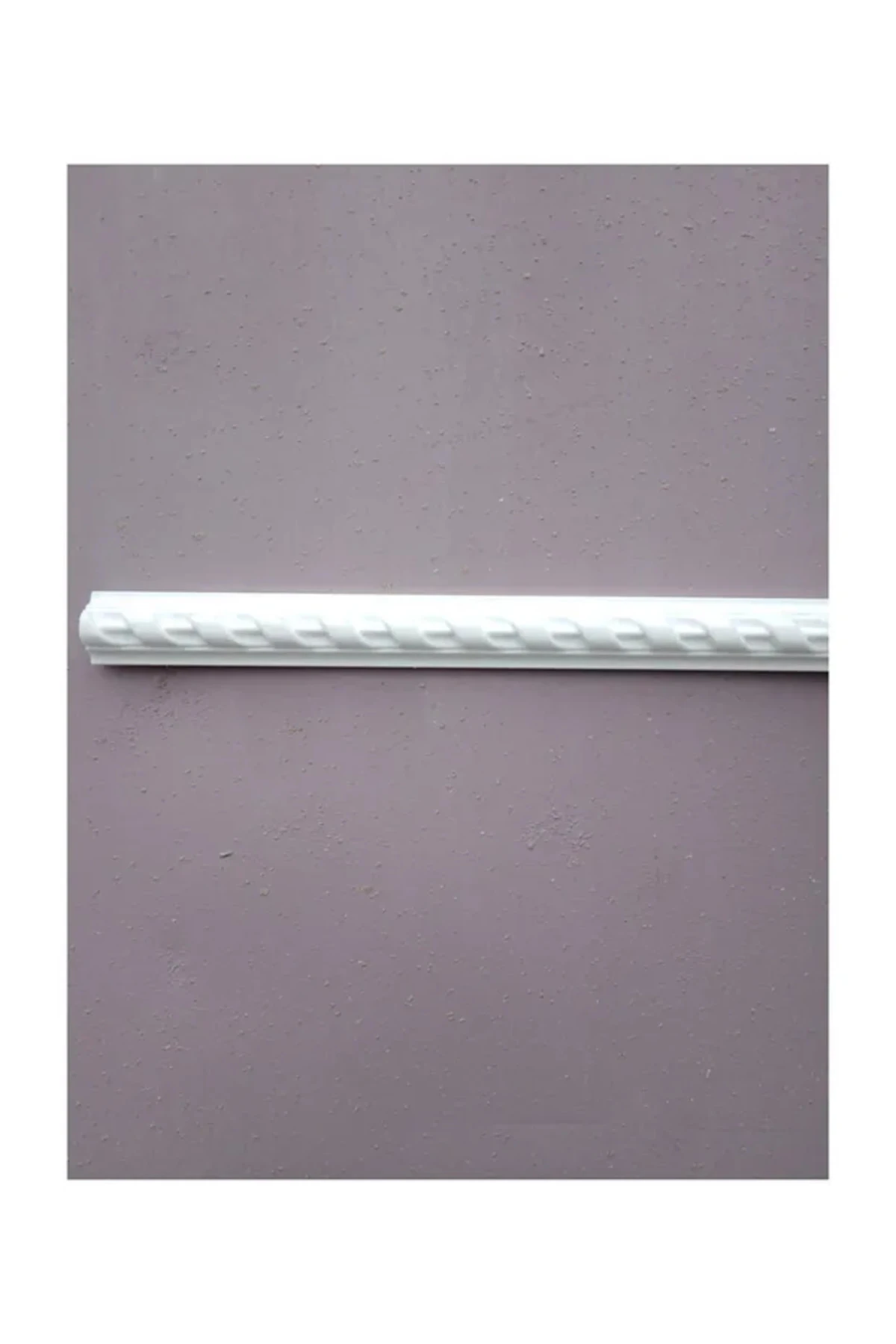 2 Metre(4 Parça-50cm) Geleneksel Desen Dekoratif Kartonpiyer Stropiyer Eps Köpük Çıta 4 Cm Genişlik