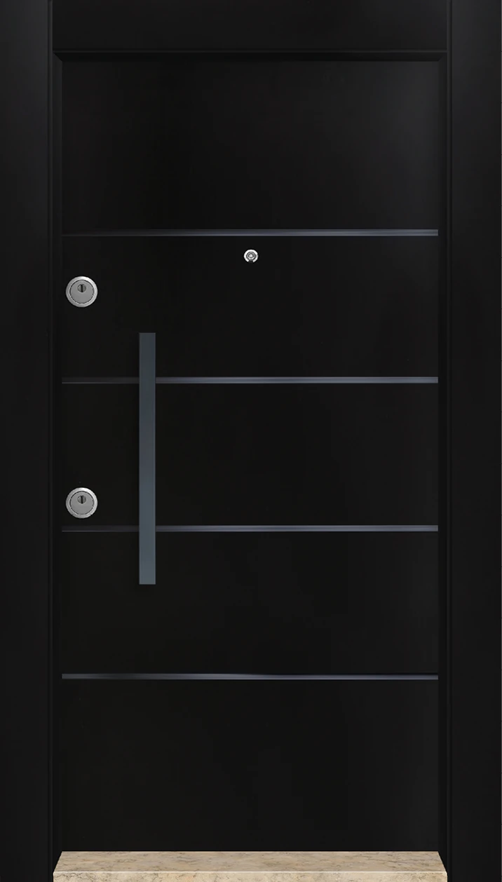 MN-6025 Dış Iklim Kapısı Yağmur'a ve Güneşe Dayanıklı Çelik Kapı