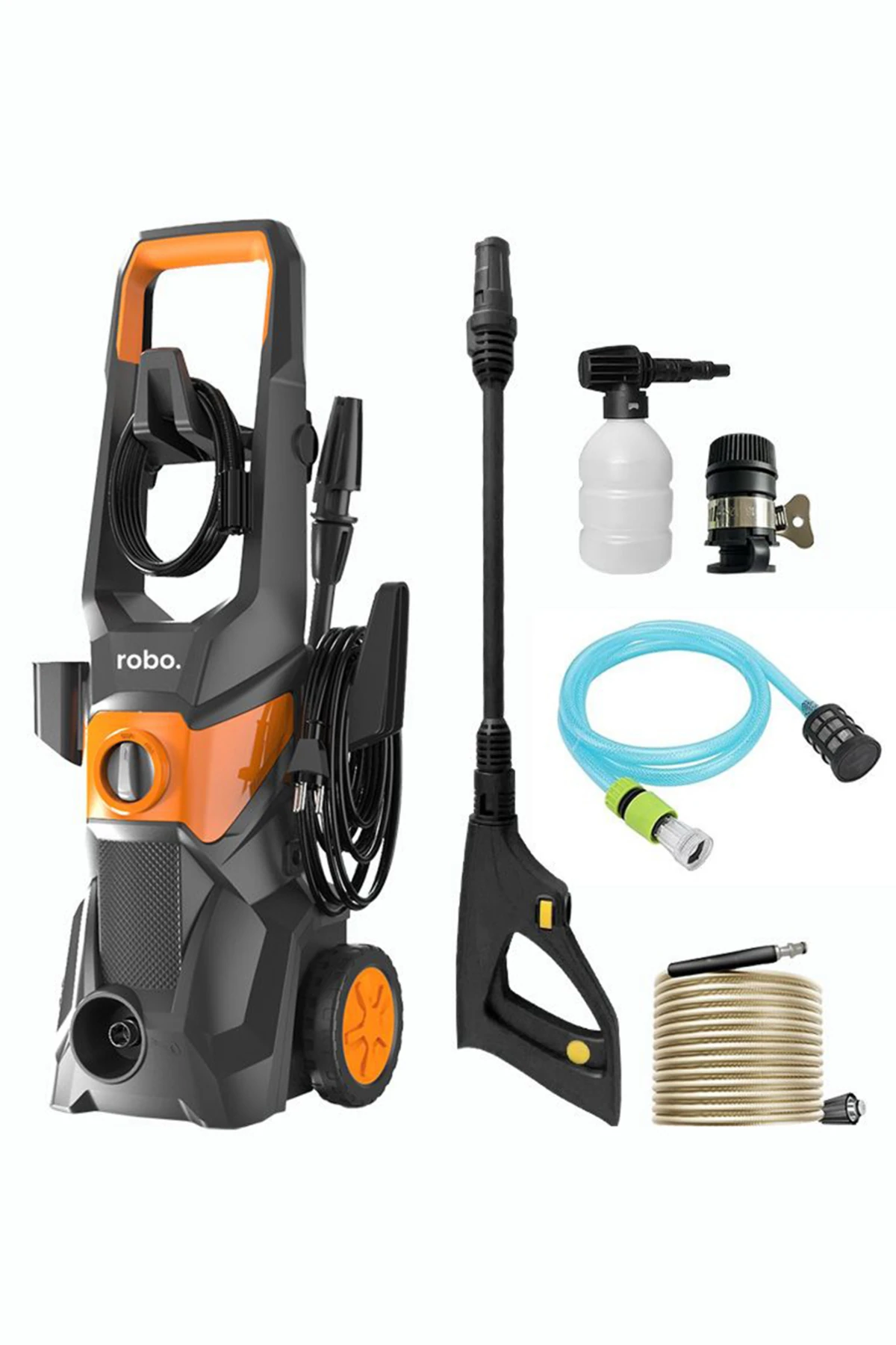 Yüksek Basınçlı Yıkama Makinesi 1800w 180 Bar Yeni Versiyon