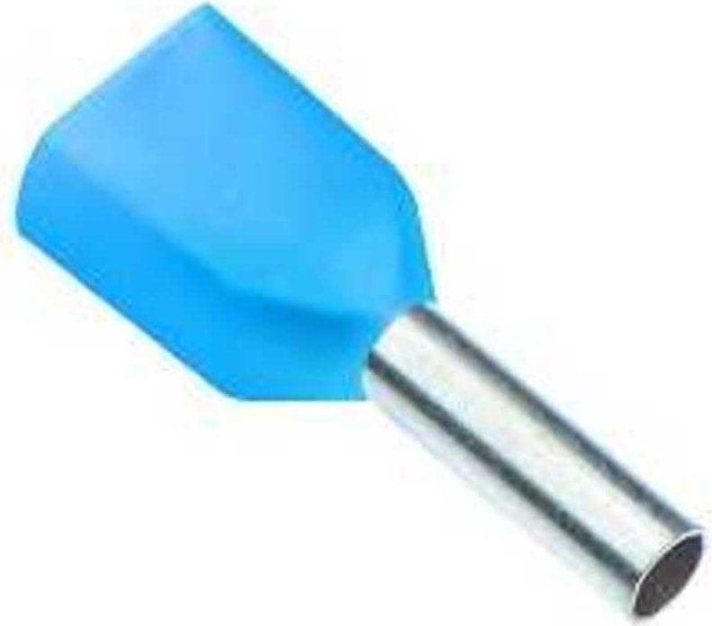 8162 2x0,75/8 Izoleli Çift Girişli Yüksük