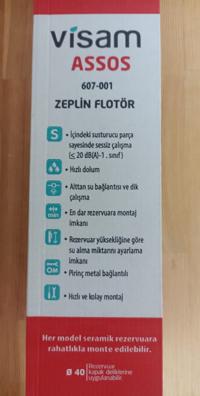 Rezervuar İç Takım asos zep linflotör