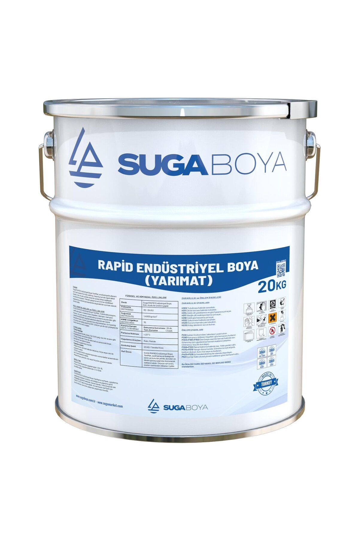 RAPİD ENDÜSTRİYEL BOYA YARIMAT 20 KG