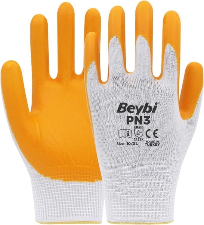 Pn3 Polyester Örme Nitril Iş Eldiveni