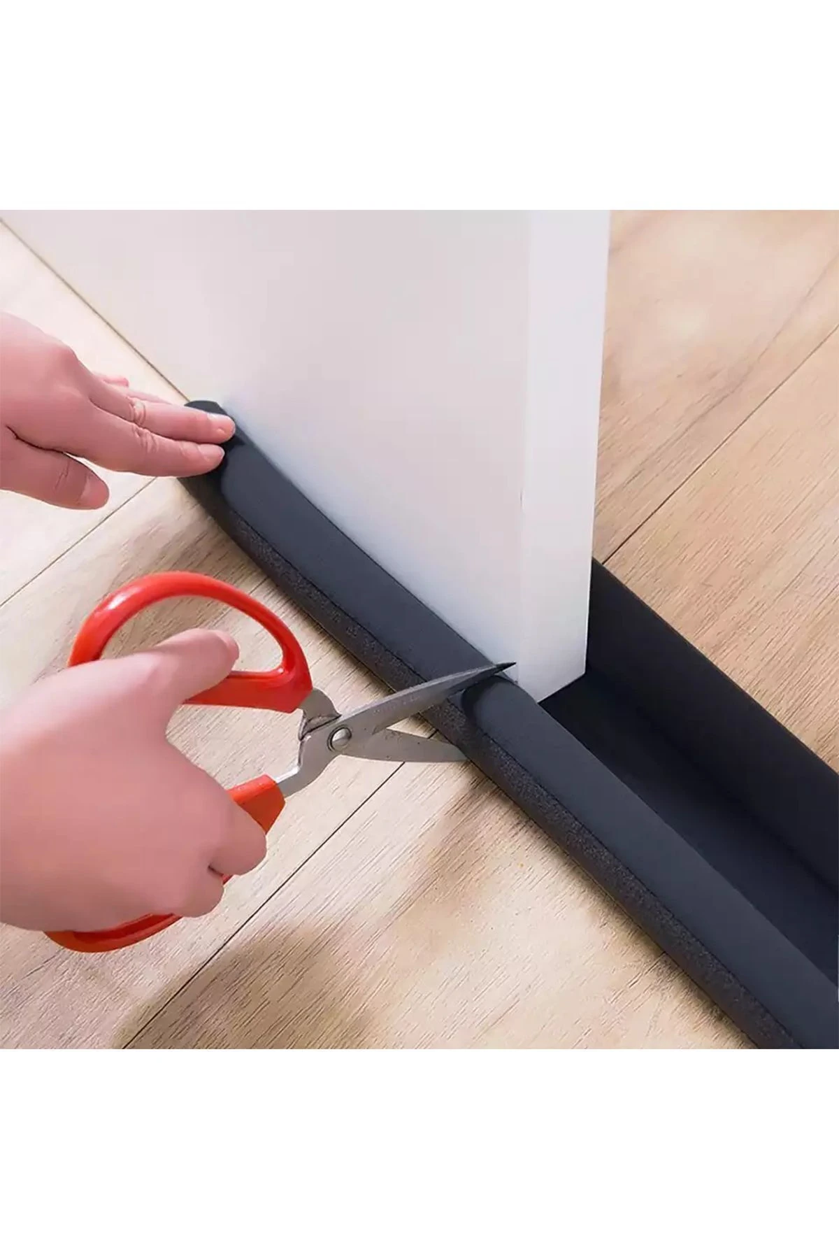 2 Adet Kapı Altı Rüzgar Önleyici Isı Yalıtım Süngeri Rüzgarlık Stoper Koruması Toz Soğuk Sünger