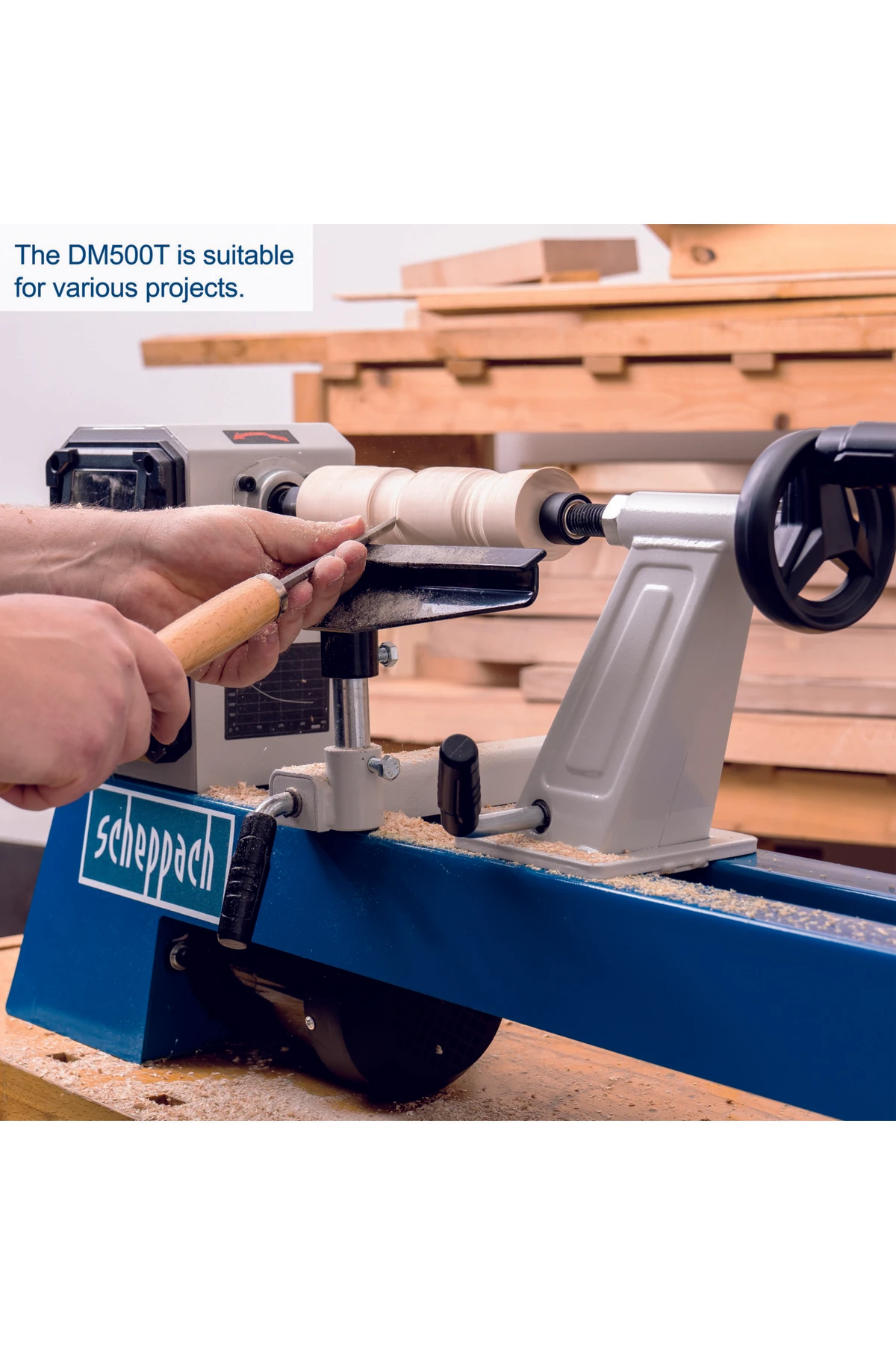 DM500T Ahşap Torna Tezgahı