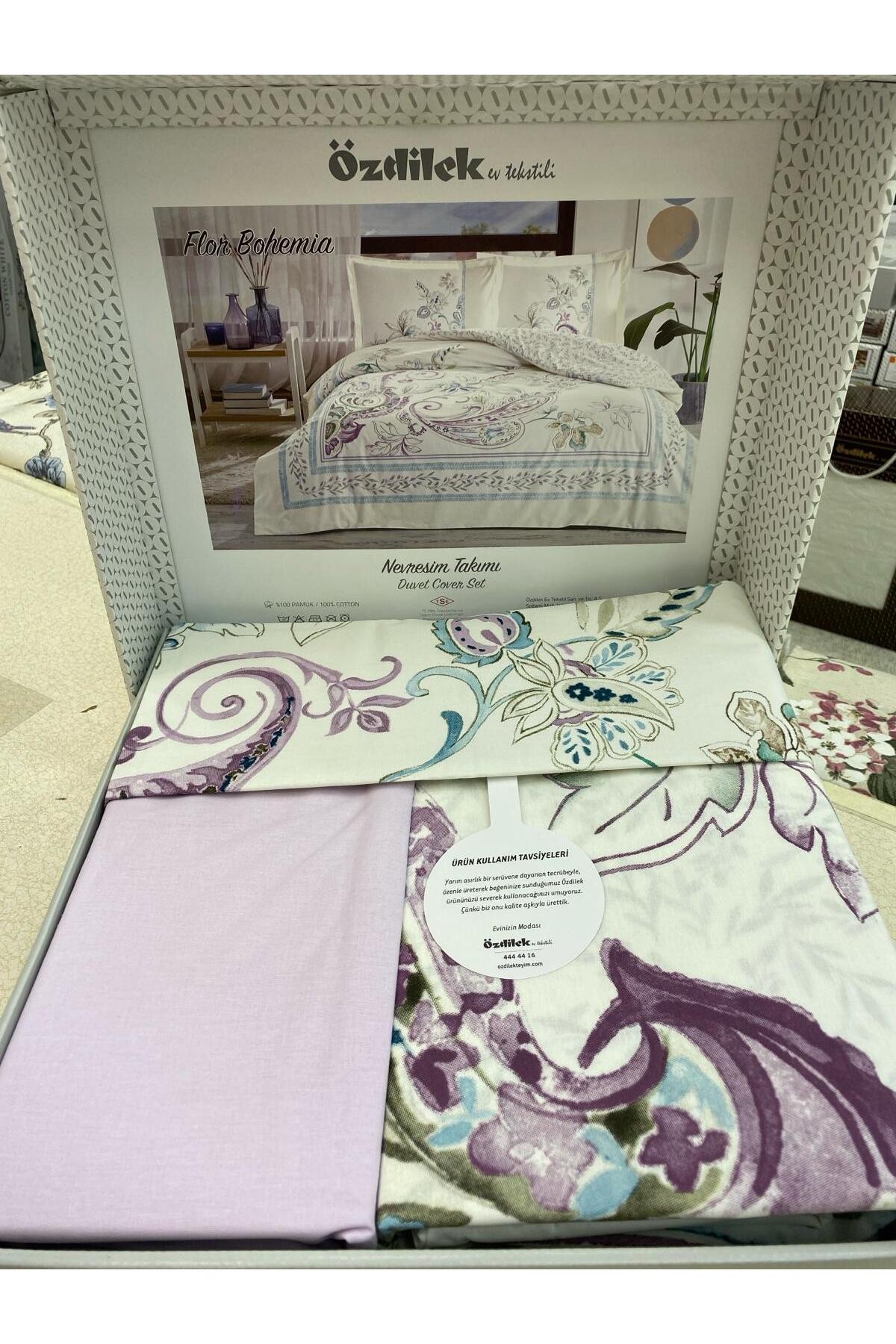 Flor Bohemia Çift Kişilik Nevresim Takımı