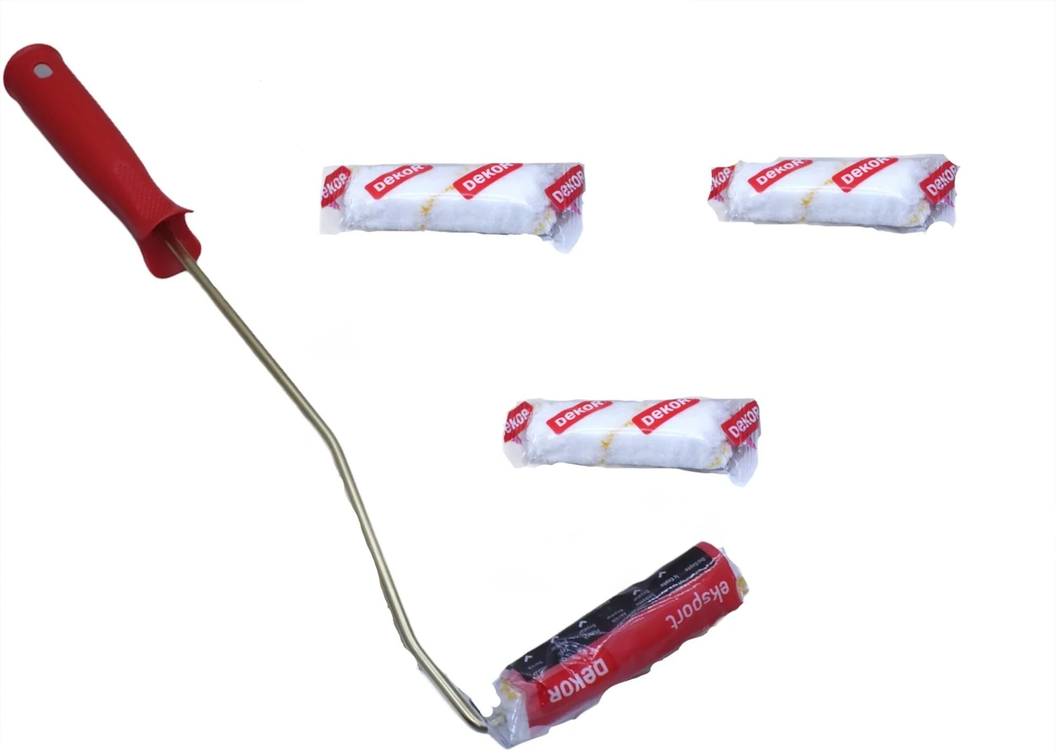 Dekor Parmak Rulo 10 cm Rulo Yedek Ağzı 3 Adet