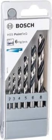 BOSCH Pointteq 6'lı Matkap Ucu Seti
