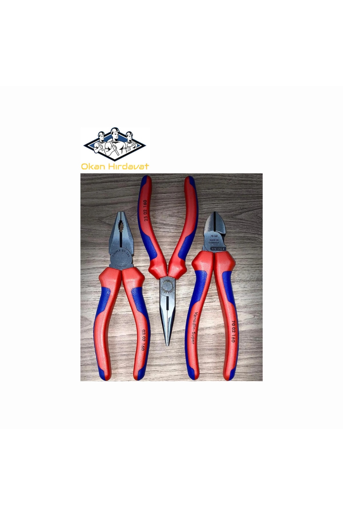 3'lü SET 160mm PENSE 160mm YANKESKİ 160mm KARGABURUN