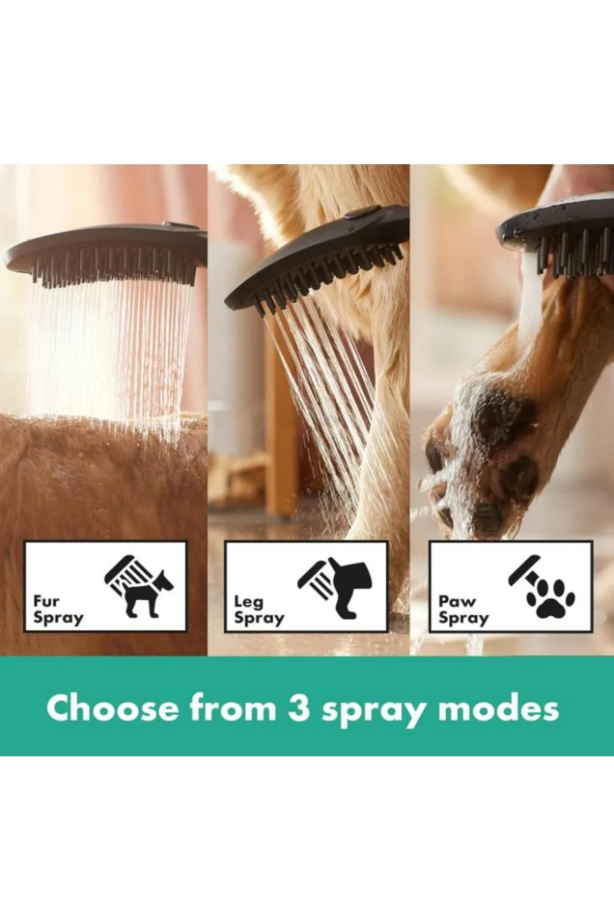 Dogshower Köpek El Duşu 150 3 Jet Mat Siyah 26640670