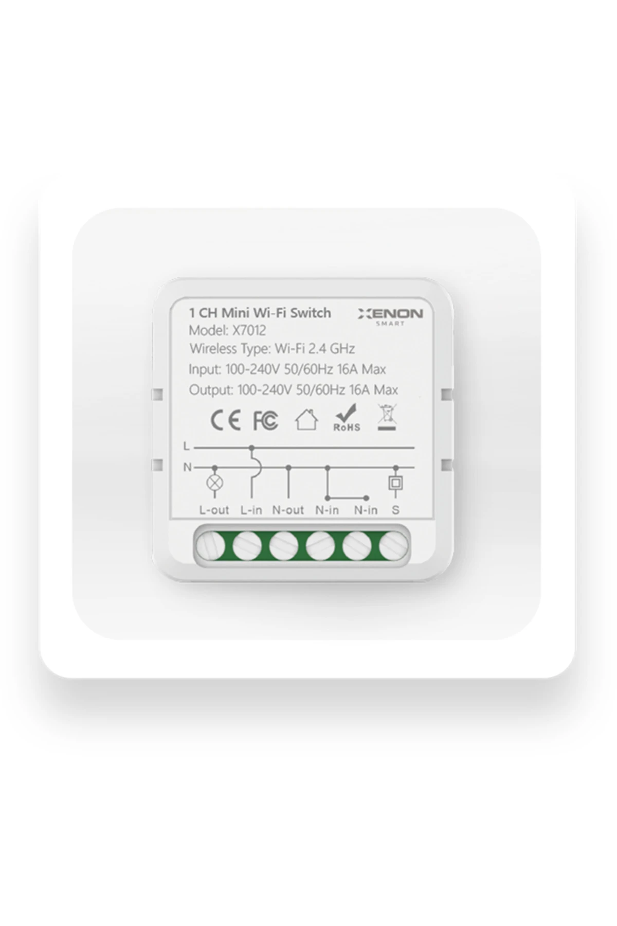Xenon Smart Tuya Wifi Destekli 16A Akıllı İki Kanallı Işık Anahtarı