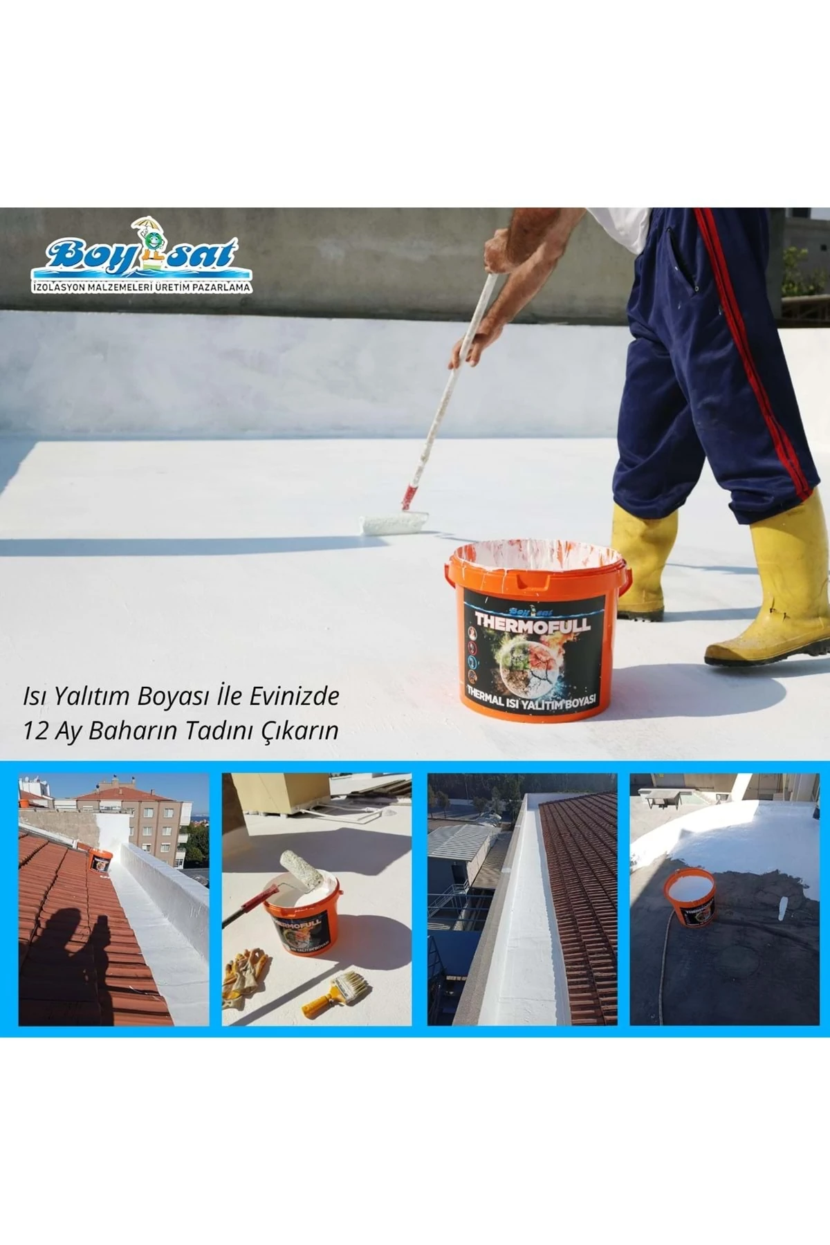 Thermofull Termal Su Ve Sıcaklık Kıran Yalıtım Kaplaması 15 Litre