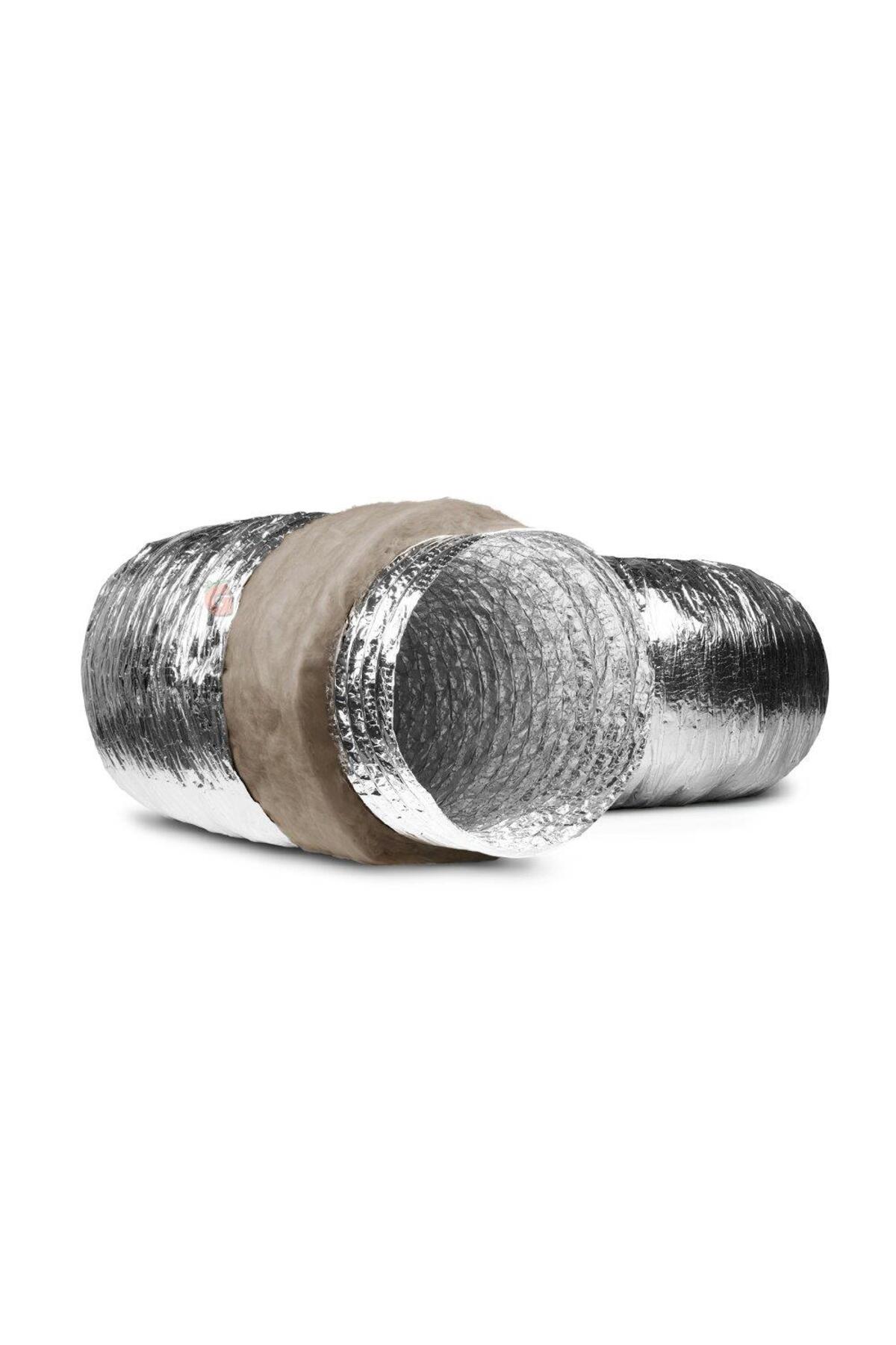 152 mm AFS Ses ve Isı İzolasyonlu Esnek Hava Kanalı 10 Metre