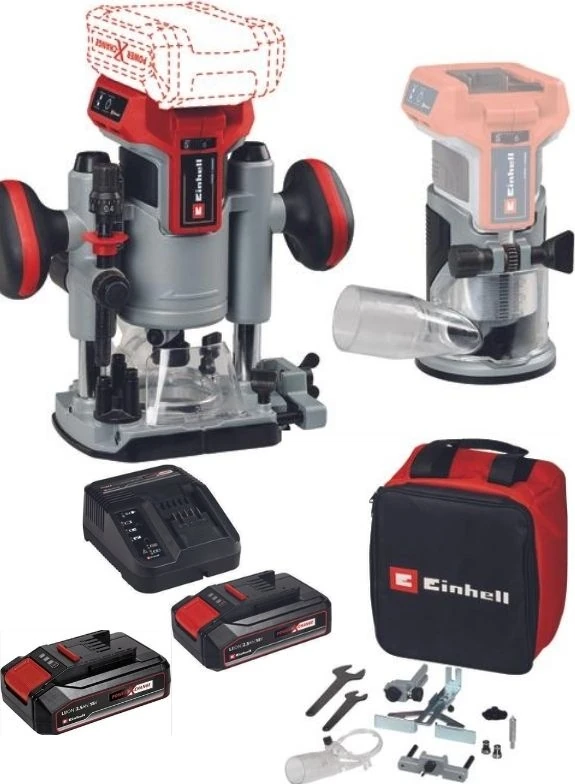 Tp-Ro 18 Set Li Bl 2X2.5AH Akülü Kömürsüz Freze