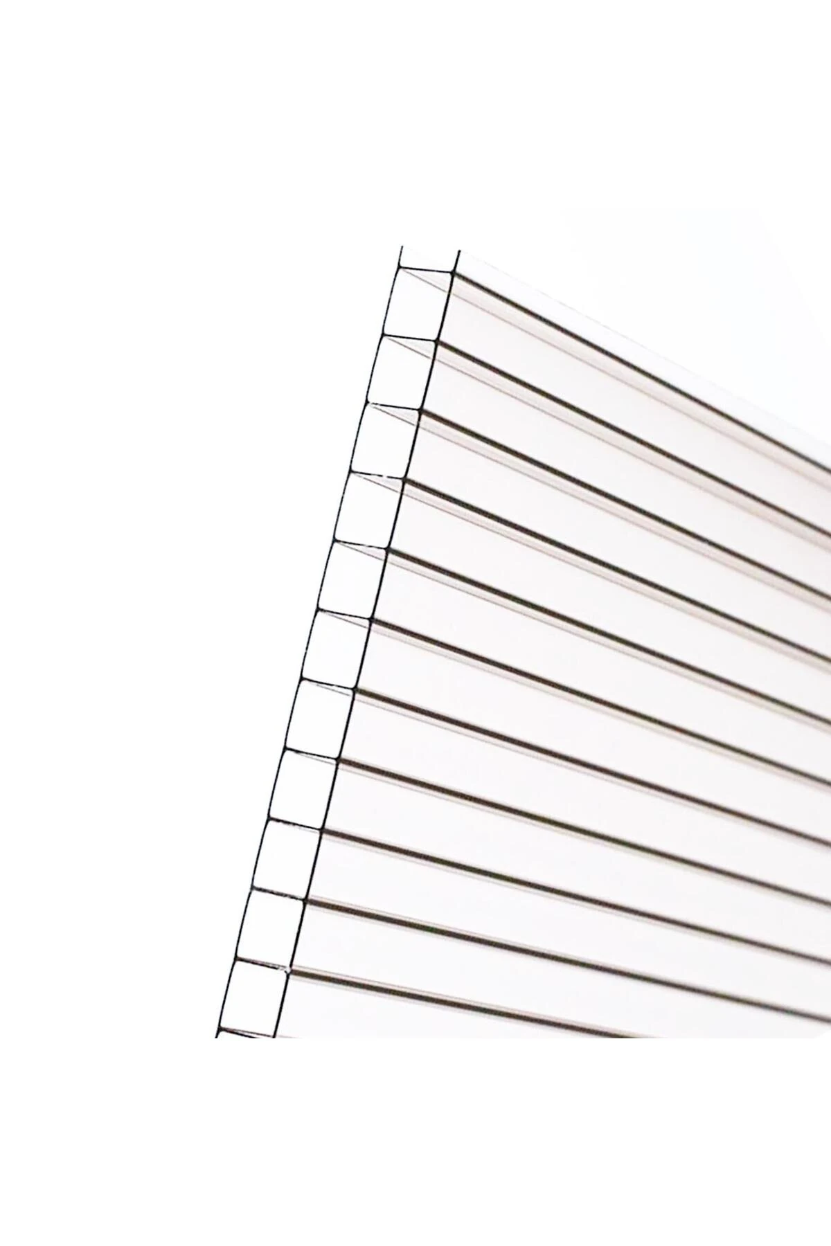 8mm Şeffaf Polikarbon Levha Sera Pergole Sundurma Çatı Kaplama 150x150cm