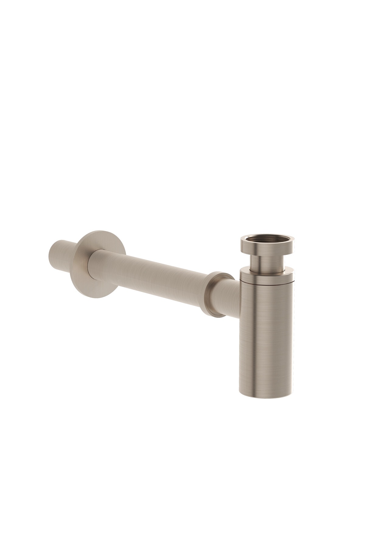 Origin A4512334 Lavabo Sifonu, T Tipi, Fırçalı Nikel