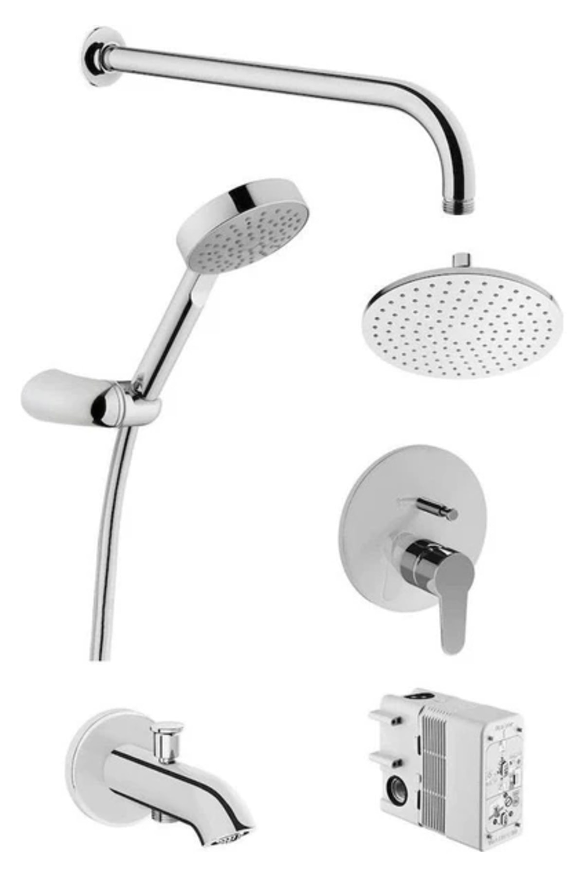 Win S A49247 Ankastre Banyo Bataryası Seti (A42589,41949,42607,45692,45708STA,45652) Krom