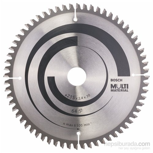 BOSCH - Çoklu Malzeme İçin Daire Testere Bıçağı - 235 X 30/25 X 2,4 Mm, 64 Diş