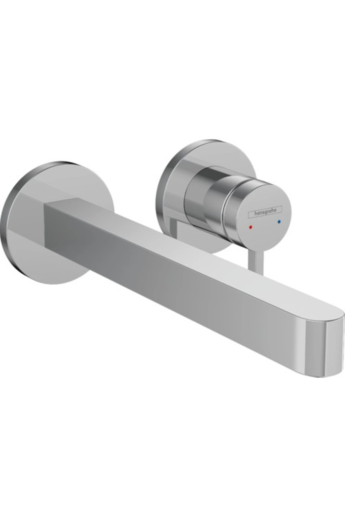 Fınorıs Tek Kollu Lavabo Bataryası Ankastre Duvara Monte 22.8 cm Gaga ile Krom 76050000