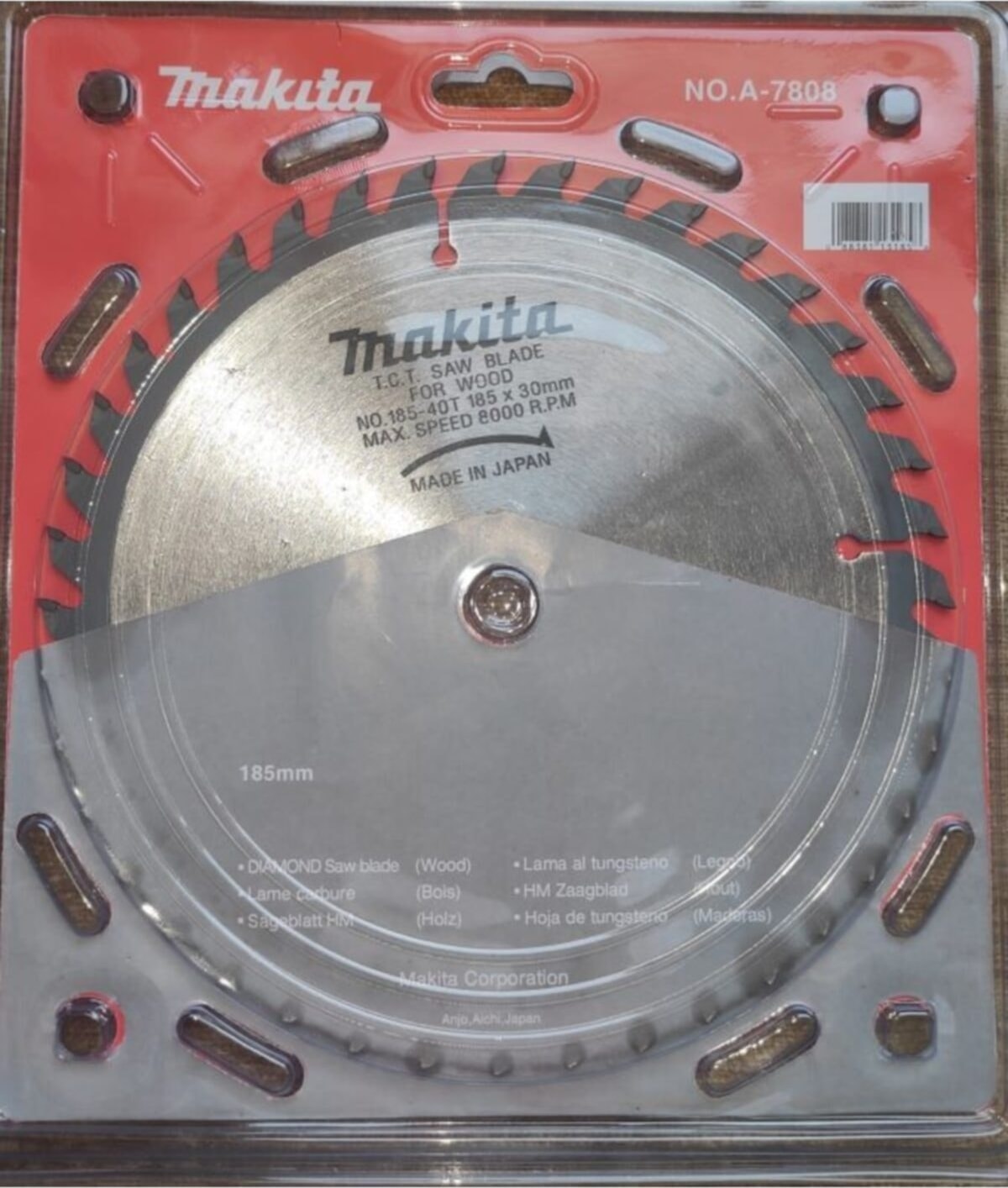 MAKİTA NO.115-30T 10 Daire Testere 185X40