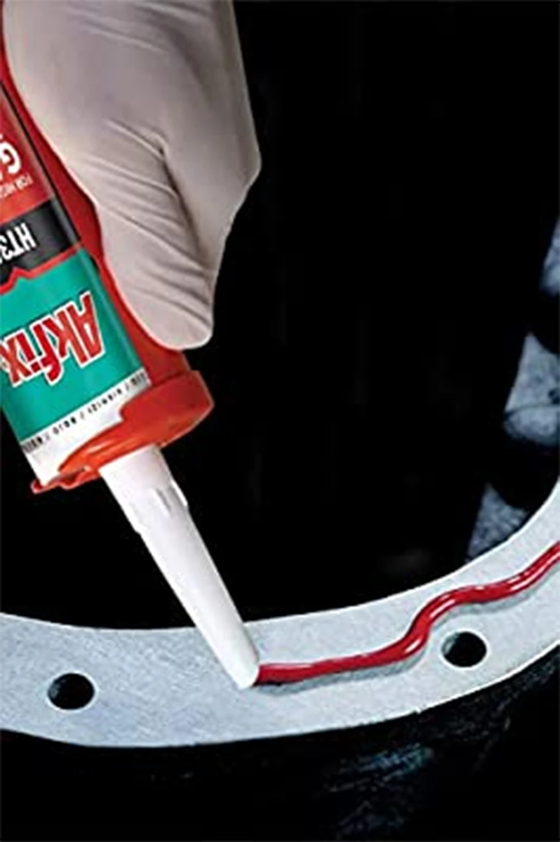 HT300 Yüksek Isı Silikonu Sıvı Conta Kırmızı 310 ml