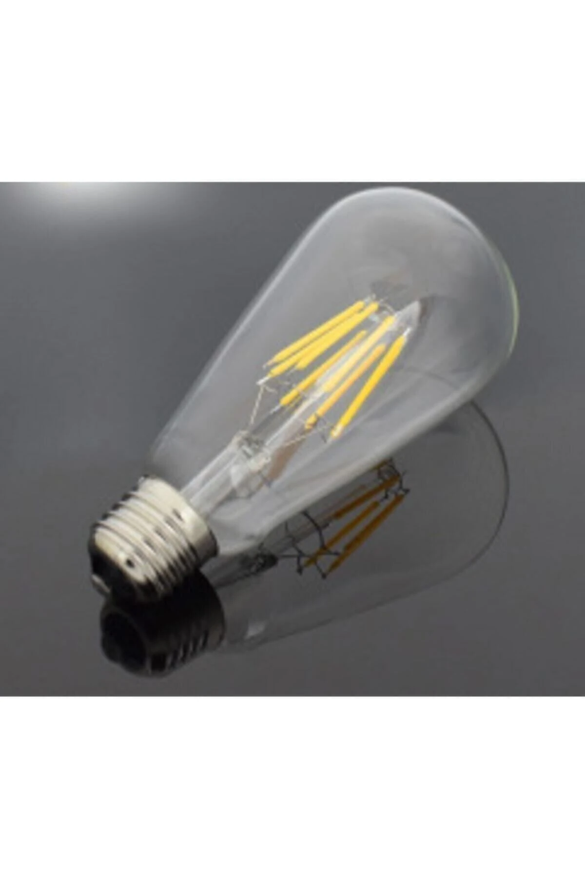 6 Adet 8 W Uzun Flament Rustik Led Ampul 1080 Lümen (gün Işığı) Ct-4353