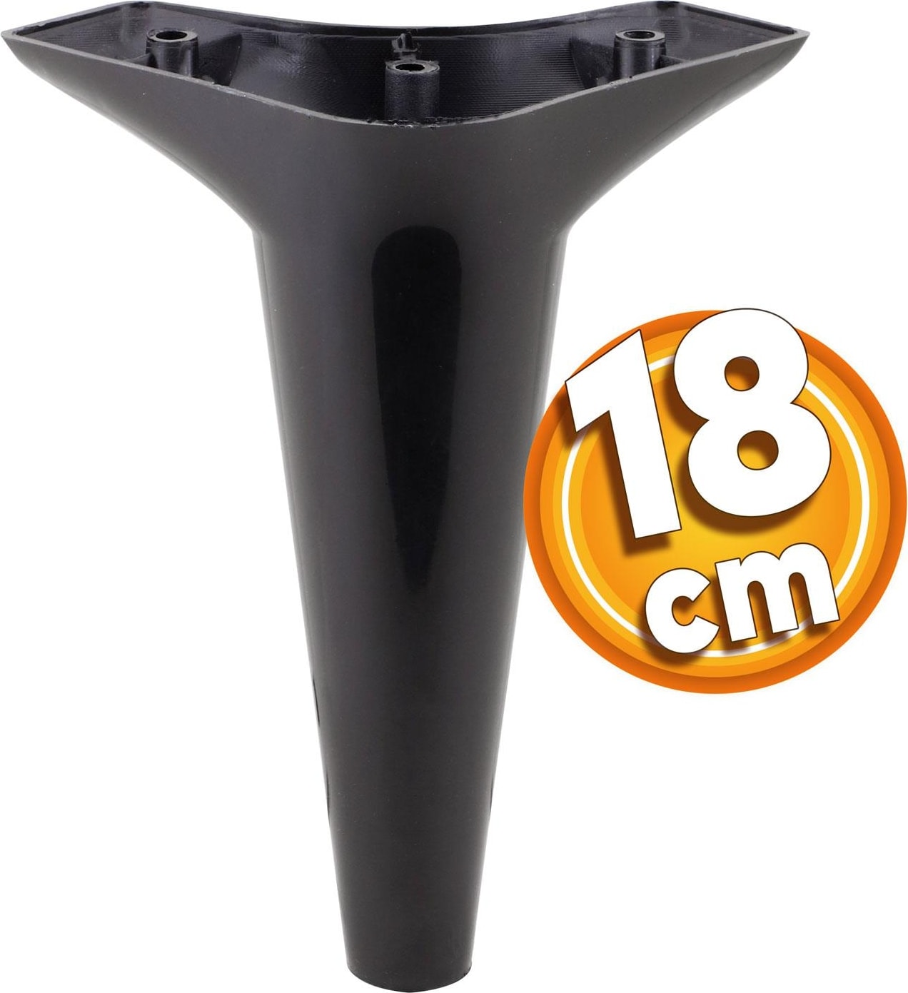 Aspen Lüks Mobilya Kanepe Koltuk Tv Ünitesi Baza Yükseltici Ayağı Ayakları 18 Cm Siyah Ayak