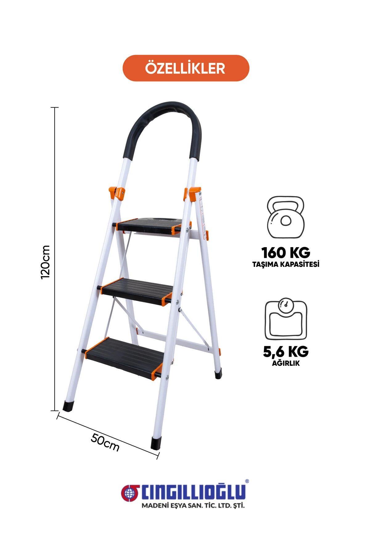 Ca-153A 3 Basamak Merdiven