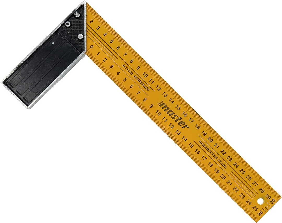 Sarı Marangoz Gönye Metal 30 cm L Gönye