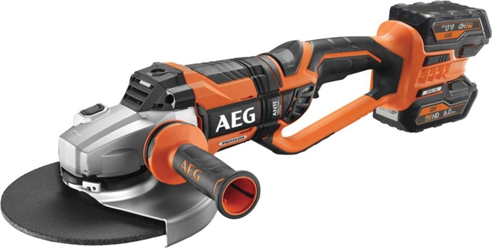BEWS 18-230BL-602 Çift Akülü Avuç Taşlama 230 mm (Lithium ion 18 V;5,0 Ah)