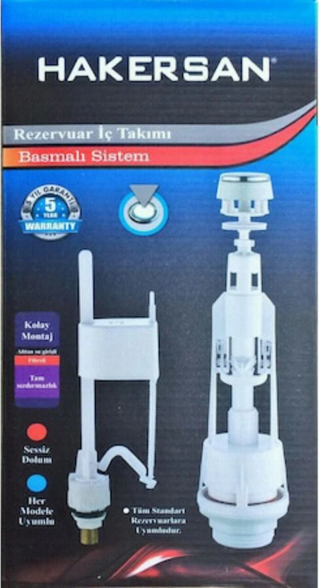 fnc Hakersan Klozet Rezervuar Iç Takımı Basmalı