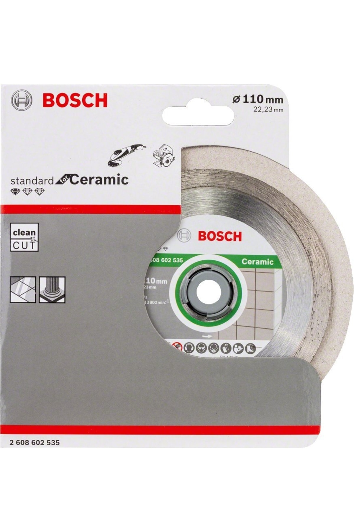 Standard For Ceramic 110 Mm Elmas Kesici Disk - 2608602535