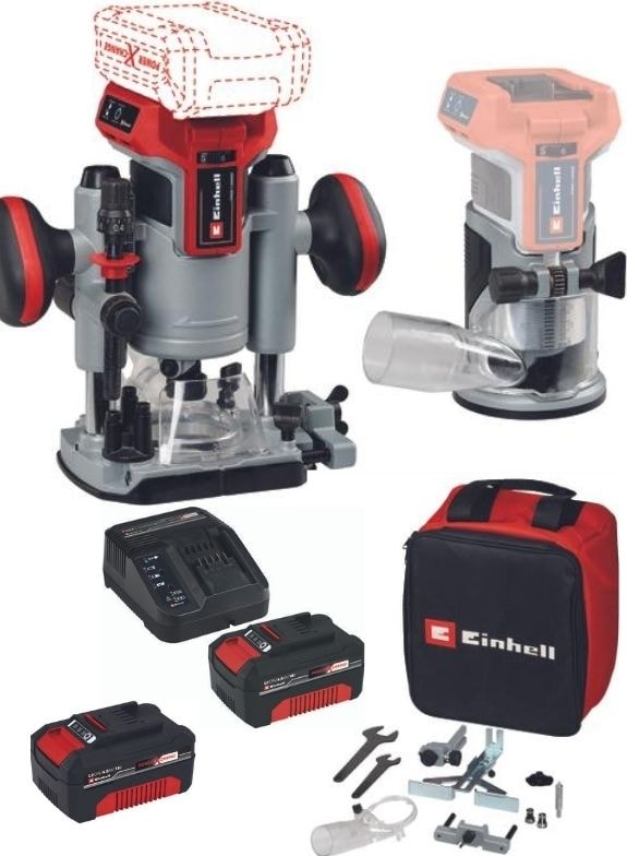 EİNHELL Tp-Ro 18 Set Li Bl 2X4.0AH Akülü Kömürsüz Freze