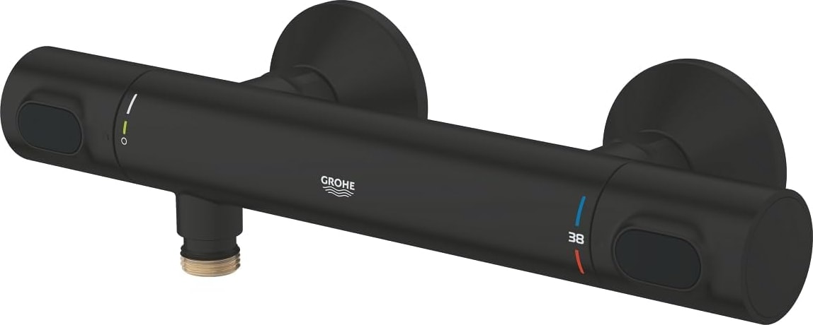 Grohtherm 500 Termostatik Duş Bataryası Mat Siyah - 347932430