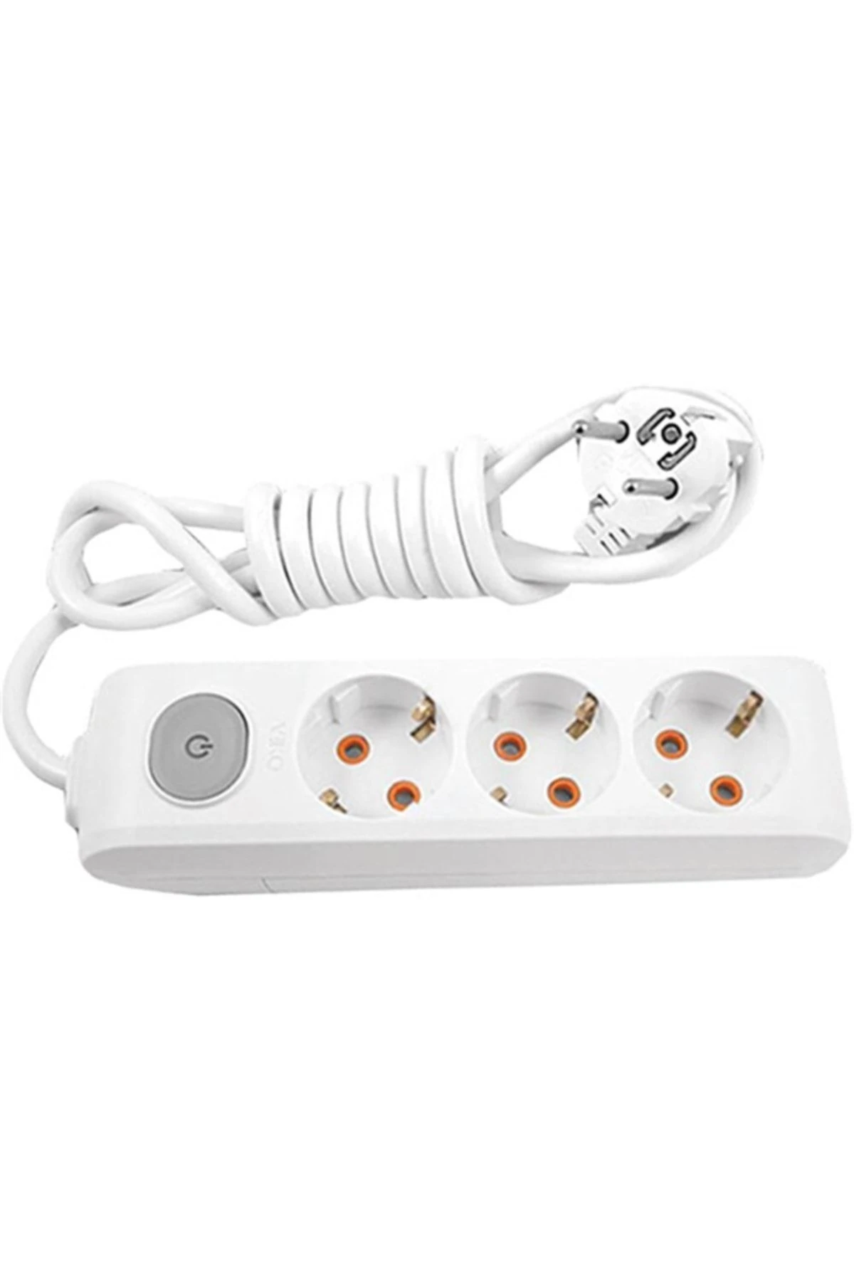 Multi-let 3 Lü 2 Metre Kablolu Topraklı Anahtarlı Grup Priz 90117302