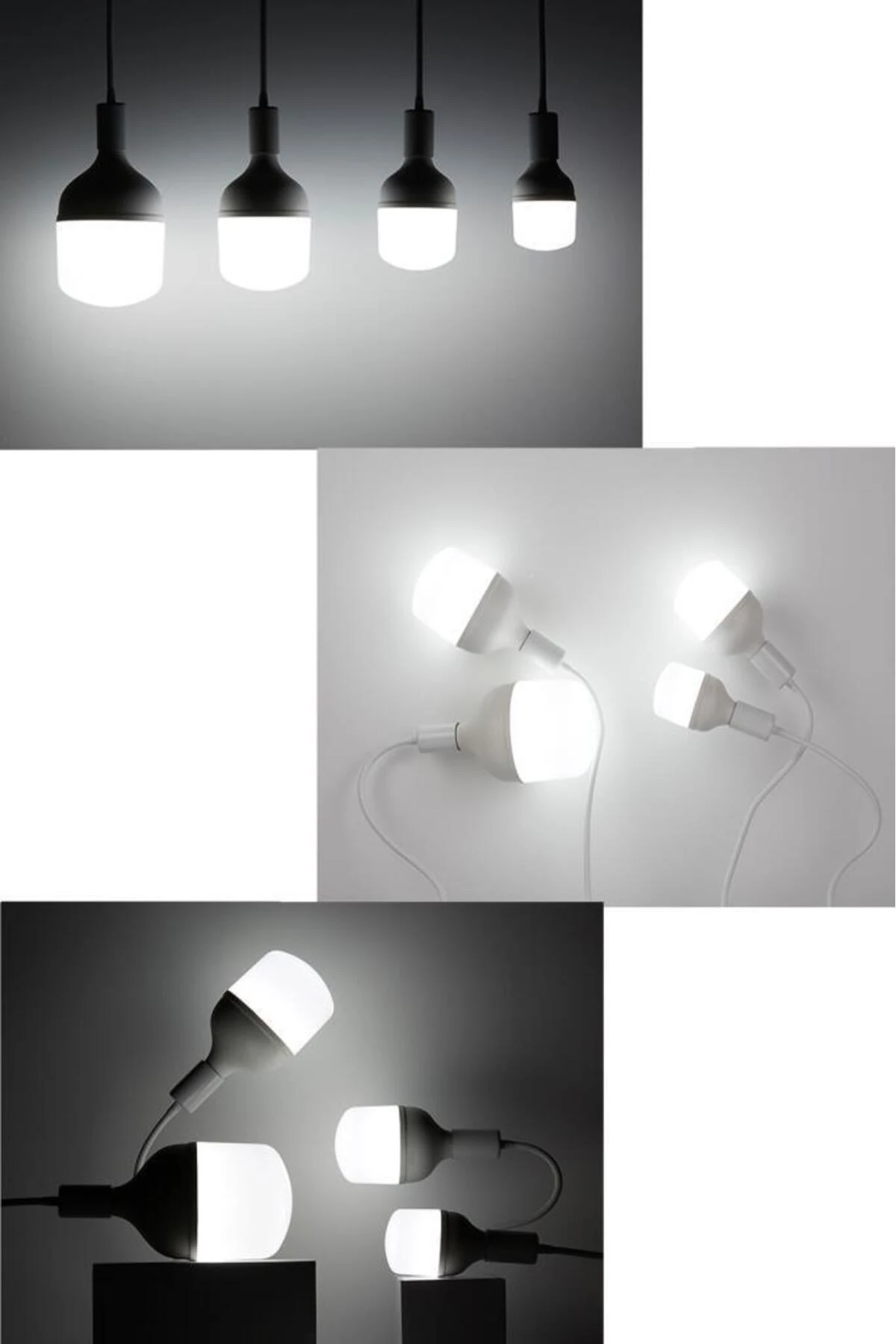 27w (152W) Jumbo Torch Led Ampul Beyaz - Büyük Boy Pazar Lamba 6500k 17,5 Cm