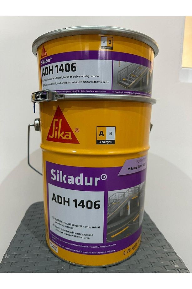SİKADUR ADH 1406, Epoksi Esaslı, İki Bileşenli, Tamir, Ankraj ve Montaj Harcı 5Kg Set (3,75+1,25)