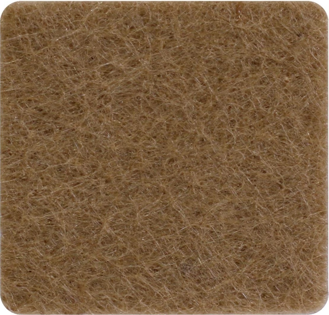 (50'li Paket) Masa Sandalye Parke Zemin Koruyucu Keçe Yapışkanlı Kare 20X20 mm