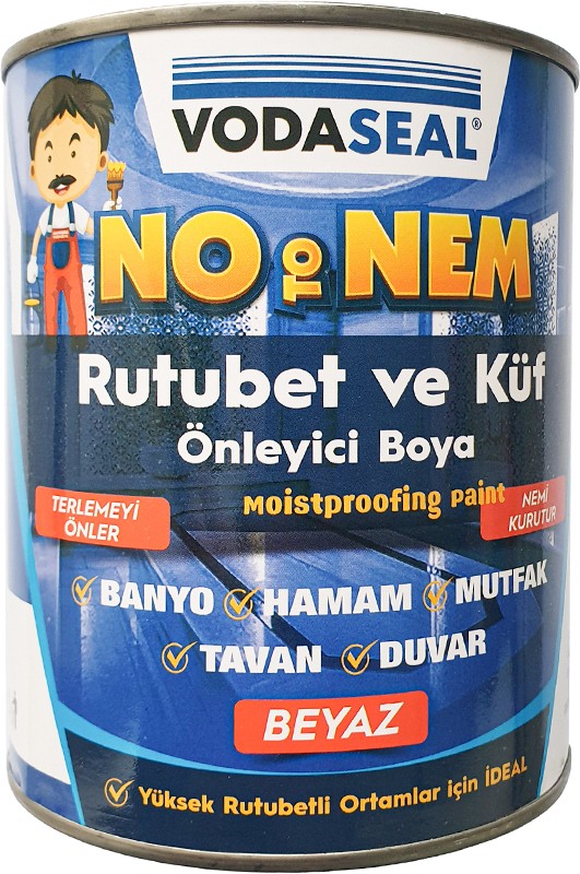 No To Nem - Rutubet Önleyici Boya 1 kg Beyaz