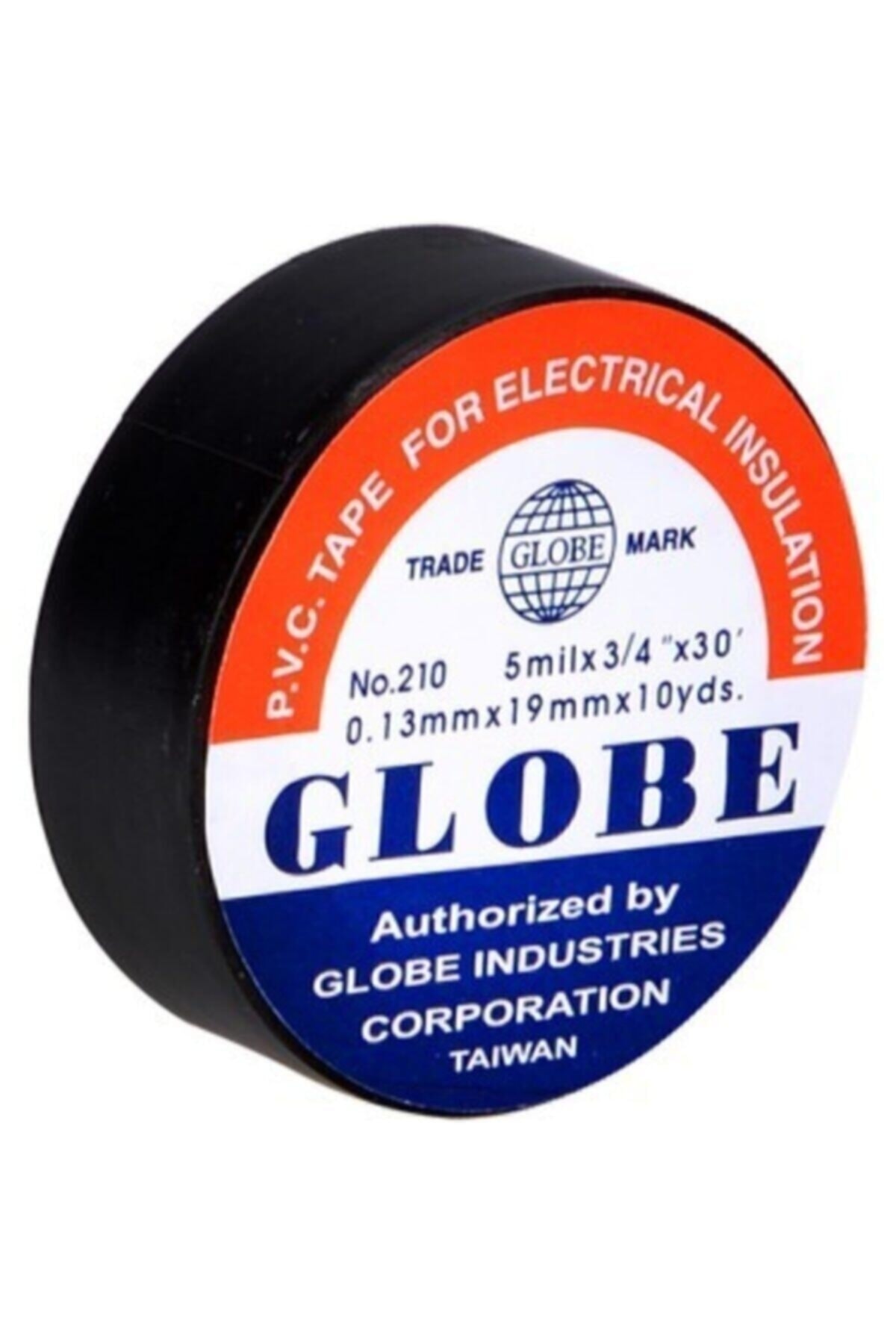 GLOBE Plastik Izole Elektrik Bandı - Siyah 1 Adet