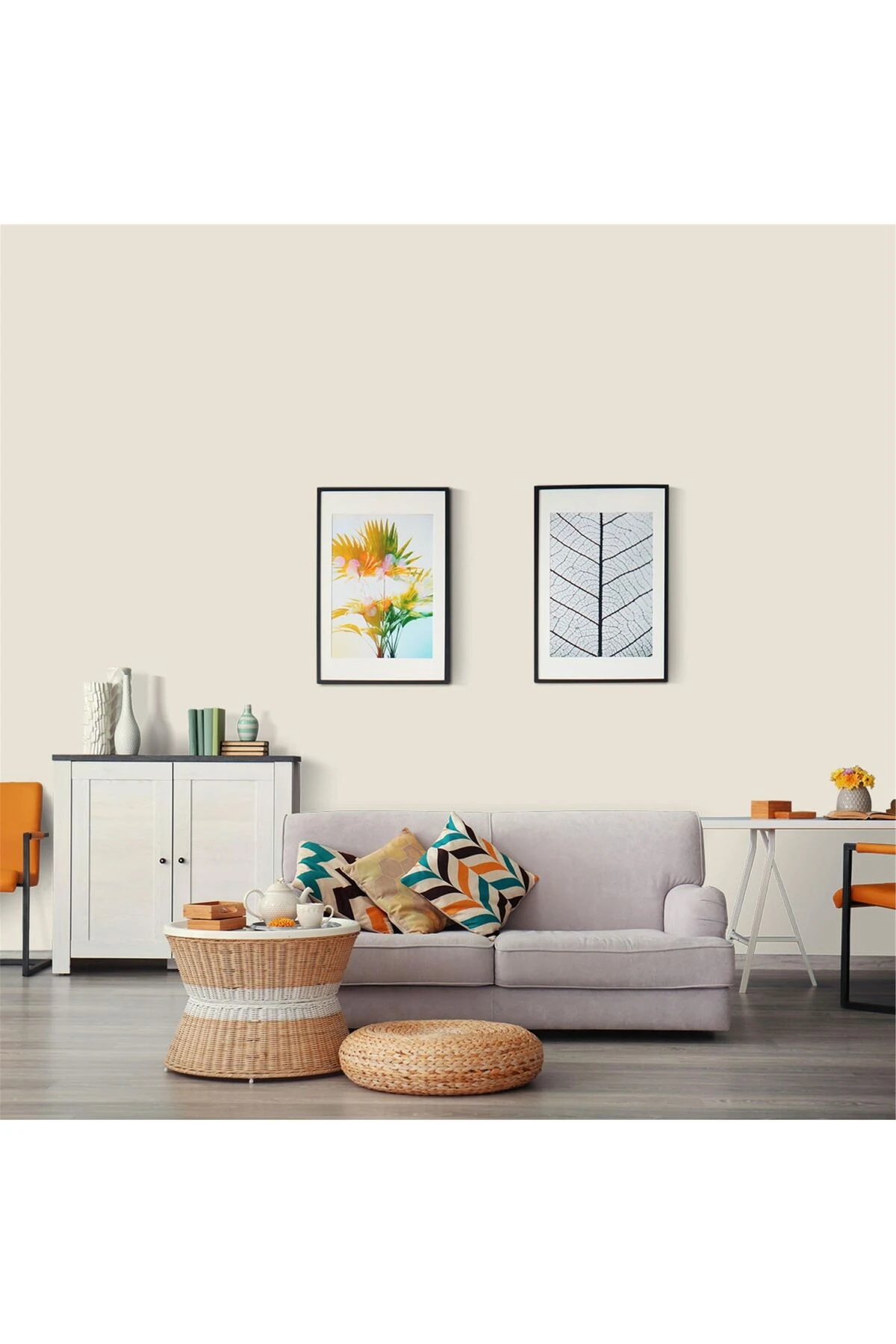 Perla Silikonlu Mat Sade Bej - 7,5 L